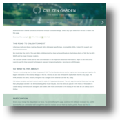 css Zen Garden  